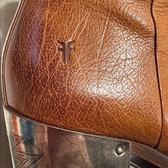 Frye Omaha Cognac Boots (8) - Picture 6 of 6